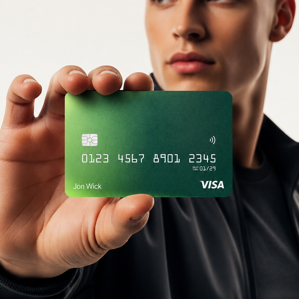 Novariss Bank custom card visual